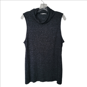 Sleeveless Gray Women's Tunic Top